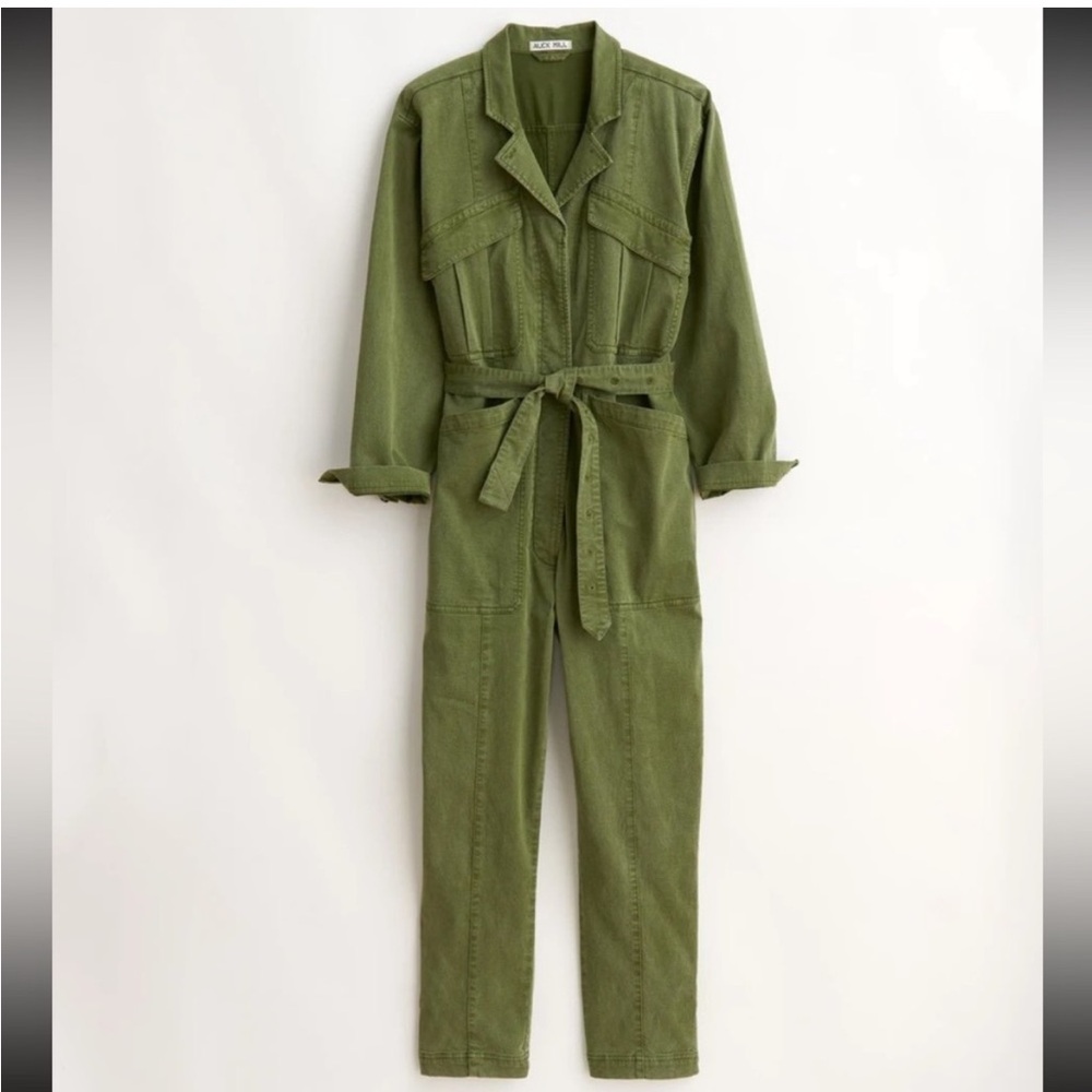 Alex Mill Expedition Jumpsuit in Olive Green